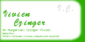 vivien czinger business card